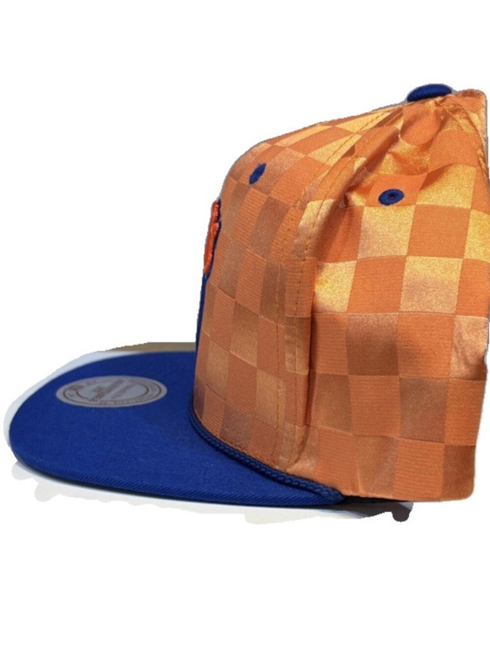 Mitchell & Ness Knicks Checkerboard Snapback - Picture 5 of 5